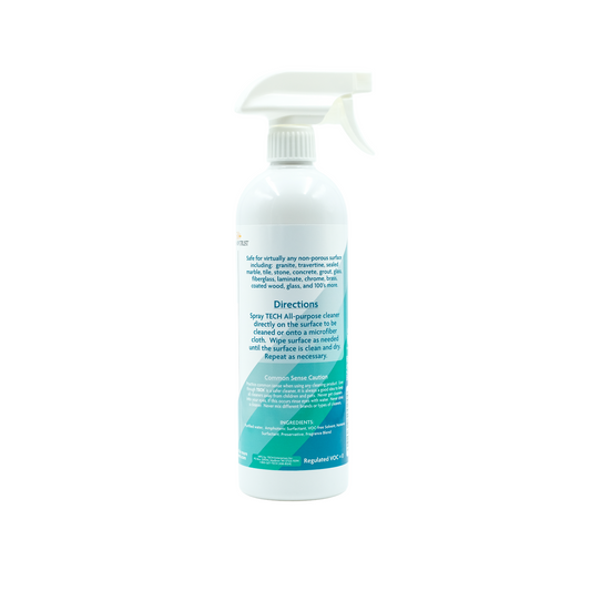 TECH All Purpose Cleaner 24 oz Back