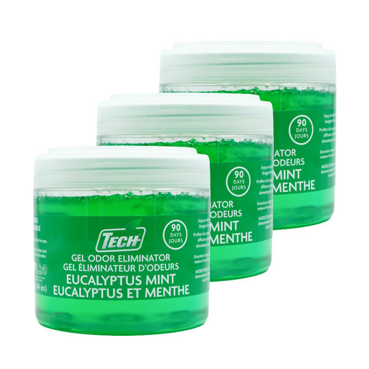 TECH Gel Odor Eliminator Eucalyptus Mint - Éliminateur d’odeurs en gel TECH Eucalyptus et menthe