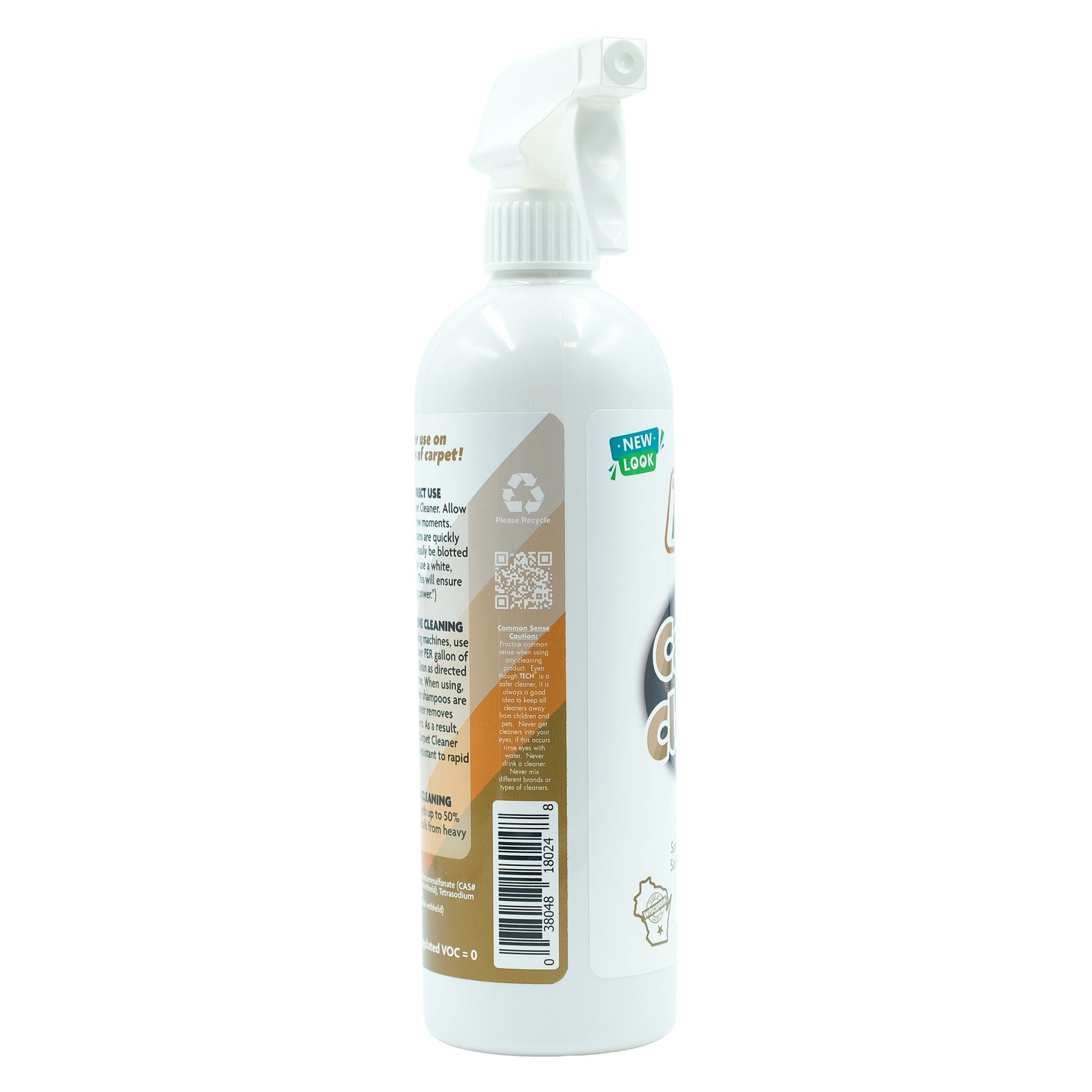 TECH Carpet Cleaner 24 oz Side