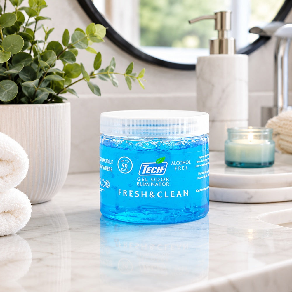 TECH Fresh Clean Gel Bathroom Lifestyle 