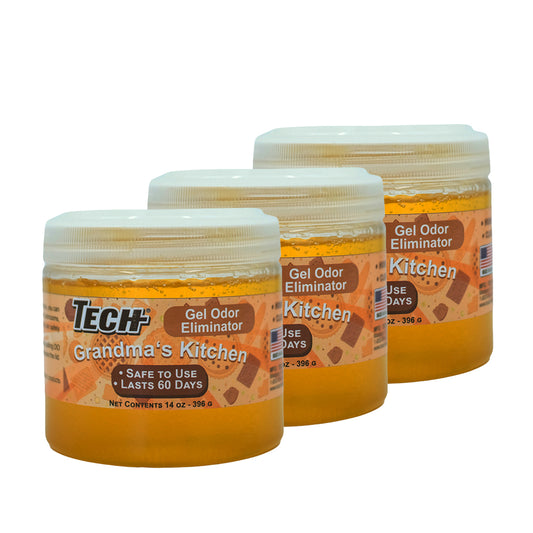 TECH Gel Odor Eliminator Grandma's Kitchen 3 pk