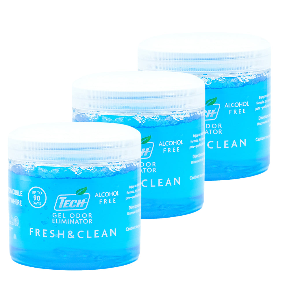 TECH Gel Odor Eliminator Fresh & Clean 3 pk