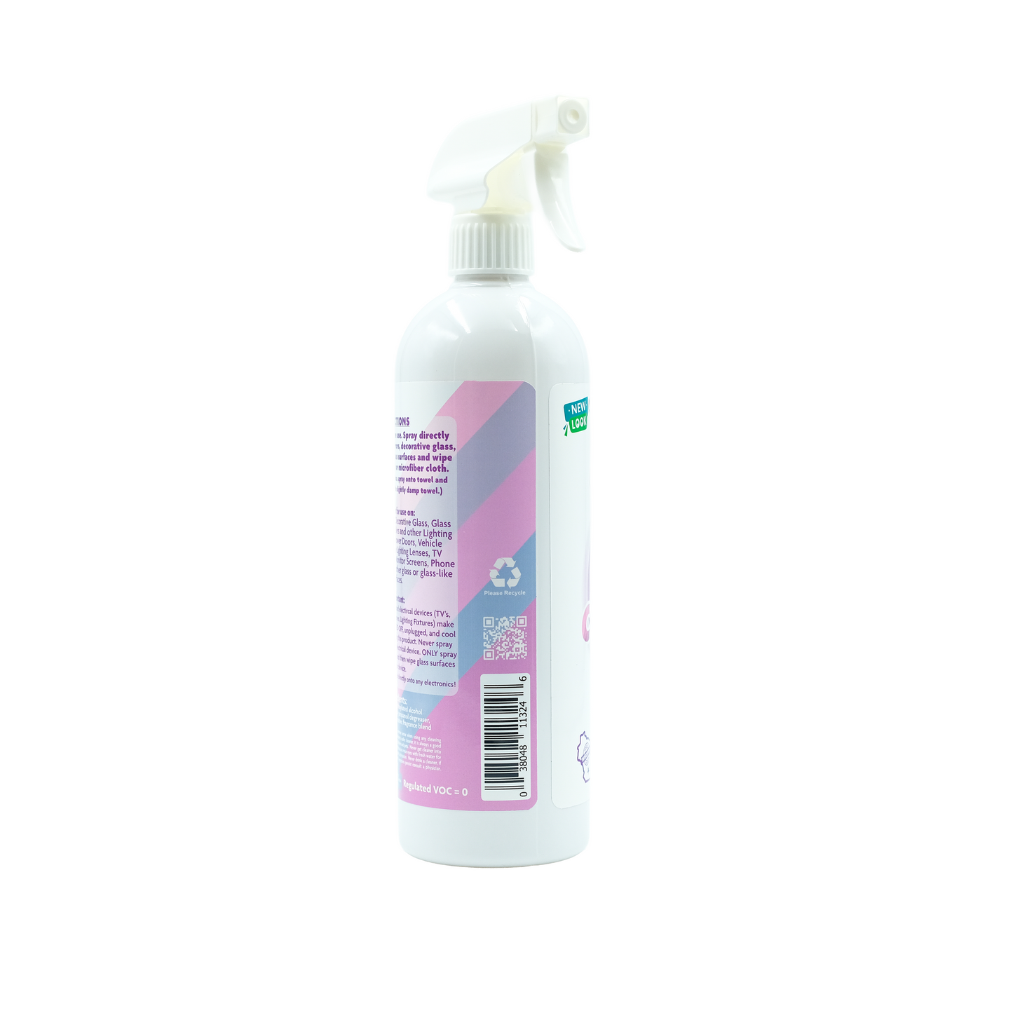 TECH Glass Cleaner 24 oz Side
