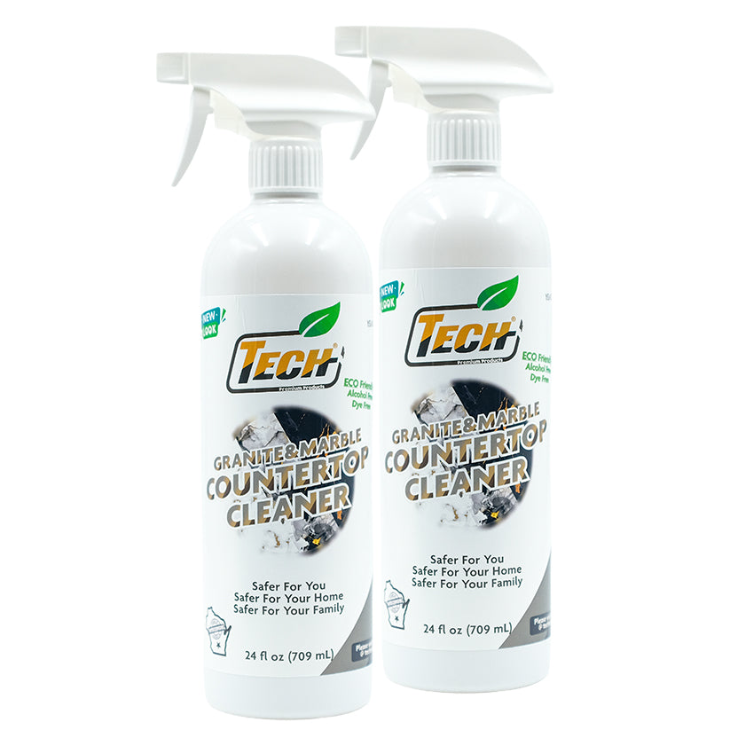 TECH Granite & Marble Counter Top Cleaner 24 oz 2 pk