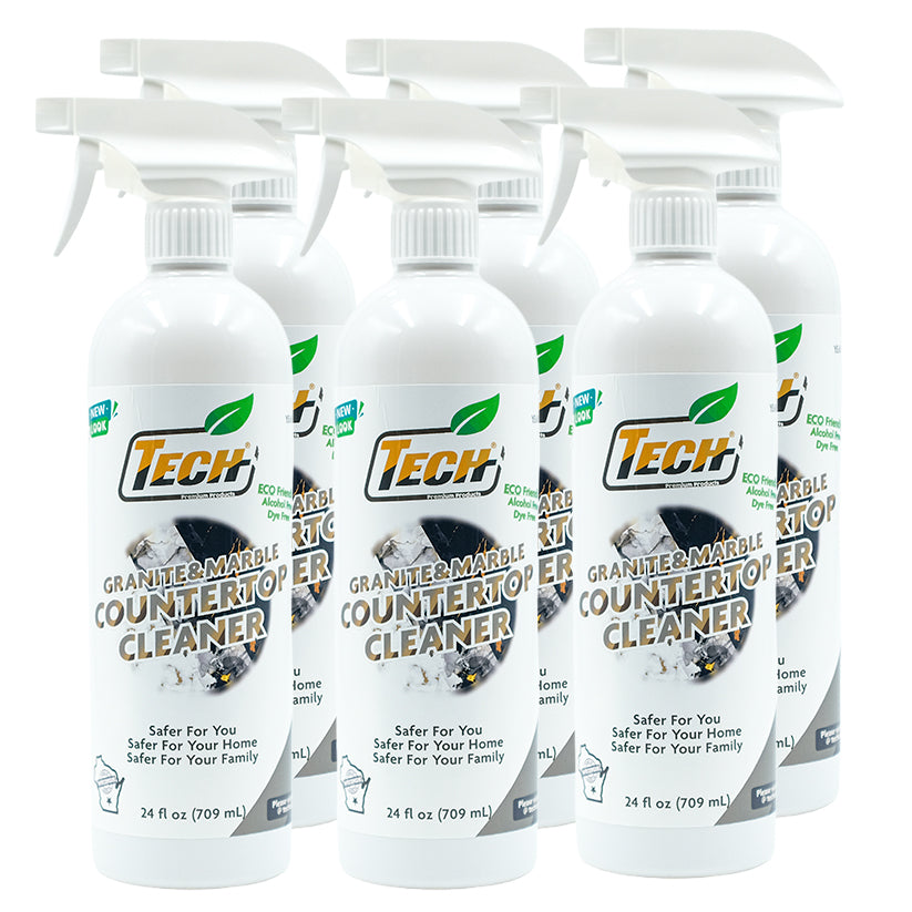 TECH Granite & Marble Counter Top Cleaner 24 oz 6 pk