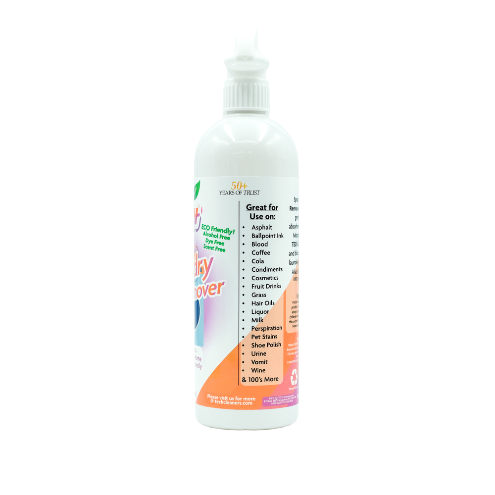 TECH Laundry Stain Remover 24 oz Side