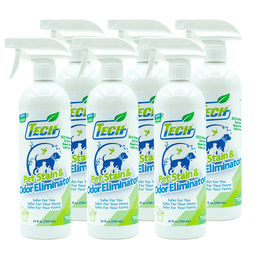 TECH Pet Stain & Odor Remover 24 oz 6 pk