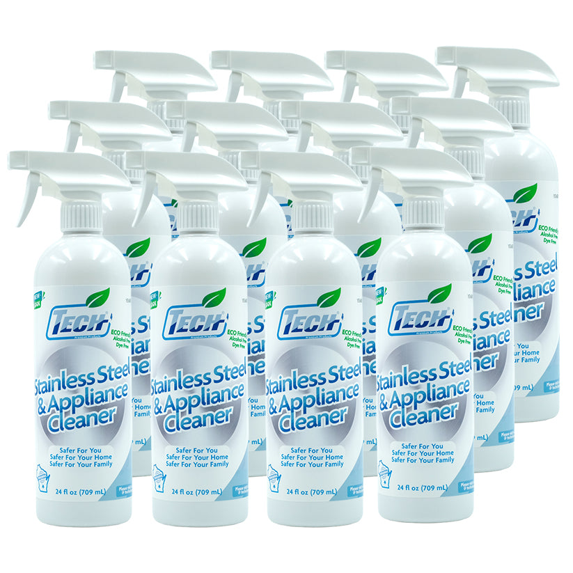 TECH Stainless Steel Cleaner 24 oz 12 pk