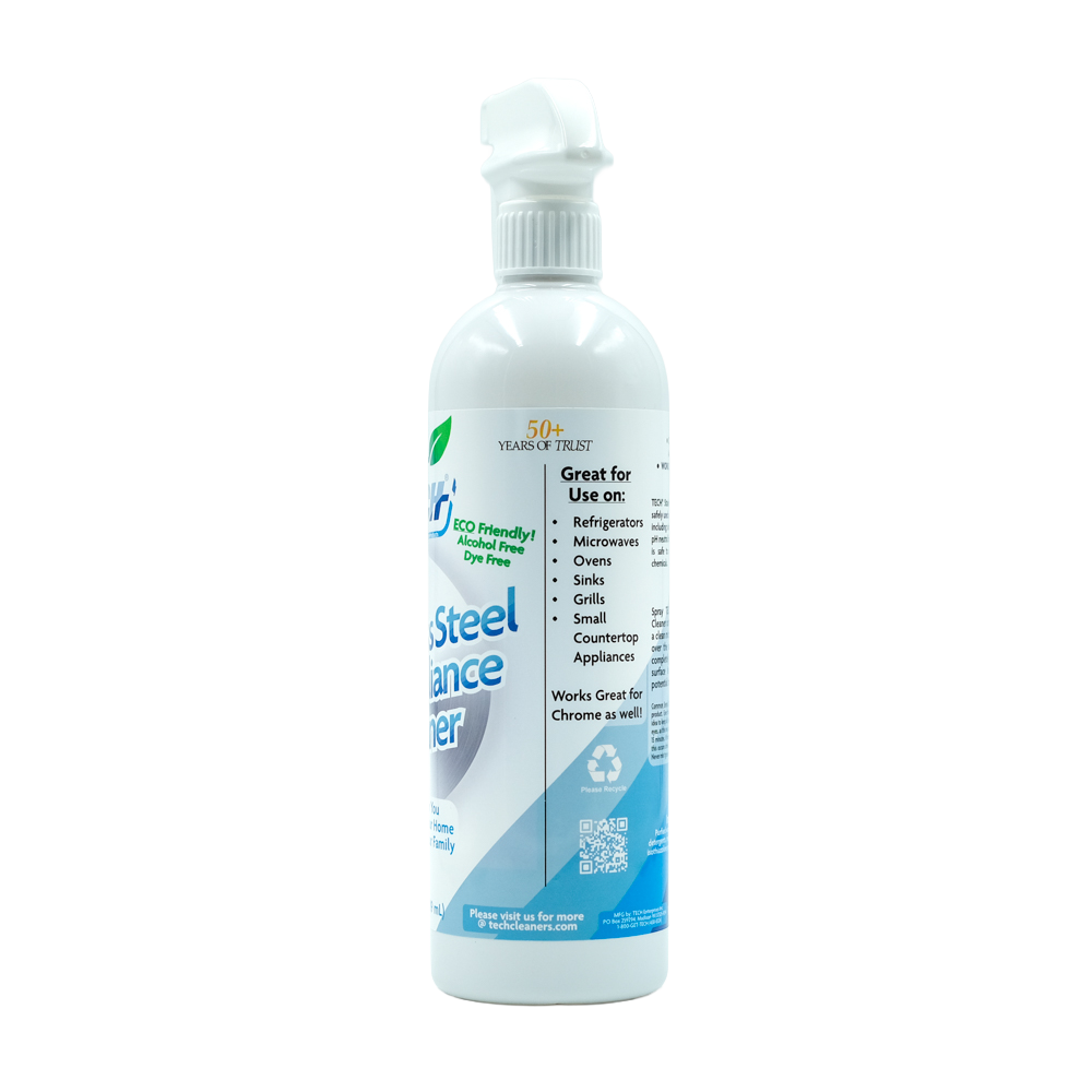 TECH Stainless Steel Cleaner 24 oz Side