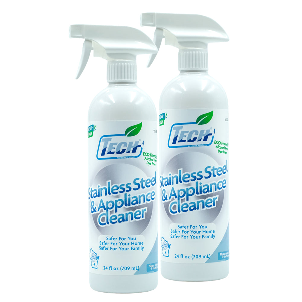 TECH Stainless Steel Cleaner 24oz 2pk